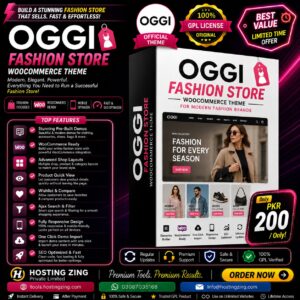 OGGI – Fashion Store WooCommerce Theme