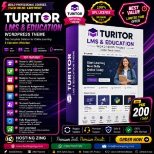 Turitor – LMS & Education WordPress Theme